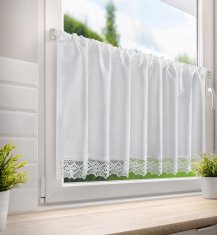 Eurofirany CLARIE ZAVESA 60X150 BELA 1 kos.