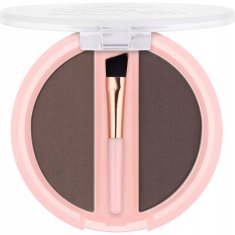 Essence Komplet za oblikovanje obrvi Brow Powder Duo, št. 03 Dark 1 kos.