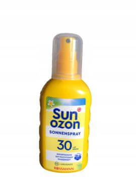 O.Z. SUNOZON sprej za sončenje, vodoodporen, UVA+UVB, SPF 30; 200 ml
