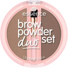 Essence Komplet za oblikovanje obrvi Brow Powder Duo, št. 01 Light 1 kos.