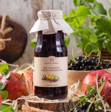 Ogródek Dziadunia Sok iz dedkovega vrta, jabolko-ribez, 300 ml 1 kos.