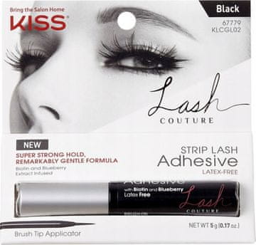 KISS Lepilo za trepalnice Lash Couture, 02 črna 1 kos.