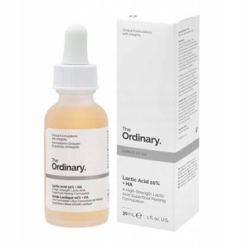 The Ordinary Piling z mlečno kislino 10 % + HA, mlečno kislino in kislino