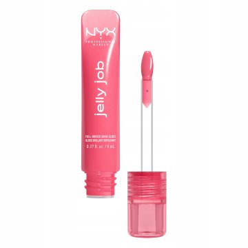 NYX Jelly Job sijaj za ustnice z visokim sijajem, odtenek 07 Jelly Blushin 8 ml