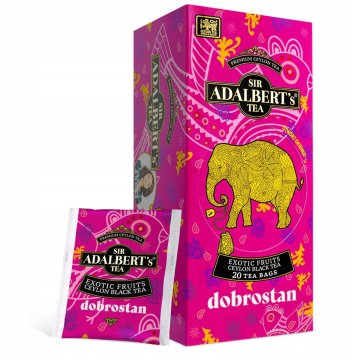 SIR ADALBERT'S TEA Adalbertov čaj citrusov in Earl Grey EKSOTIČNO SADJE 20 vrečk