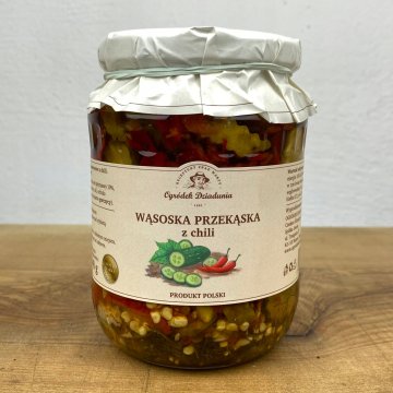 Ogródek Dziadunia Vložene kumarice Grandpa's Garden s čilijem, Wąsoska Przekąska 660 g