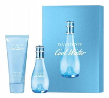 Davidoff Cool Water ženski set toaletna voda 30 ml + losjon za telo 75 ml