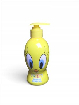 AURA Šampon in gel za prhanje Looney Tunes, 2 v 1, Tweety 300 ml