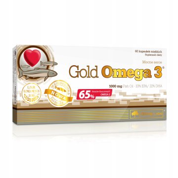 Gold Omega 3 kapsule 1000 mg 60 kosov brez aspartama
