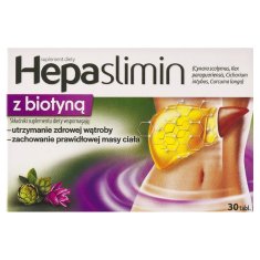 Aflofarm Tablete Hepaslimin z biotinom, prehransko dopolnilo 30 kosov.