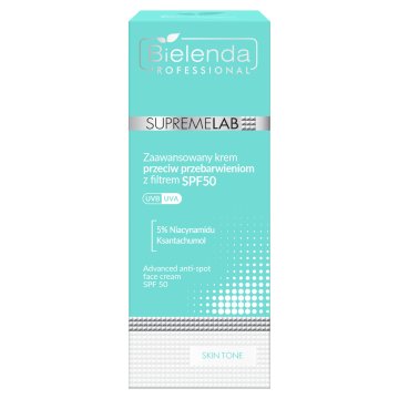 Bielenda Supremelab krema proti razbarvanju kože SPF50 50 ml