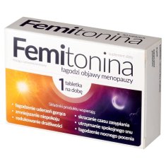 Aflofarm Tablete Femitonina za simptome menopavze, prehransko dopolnilo 30 kosov.