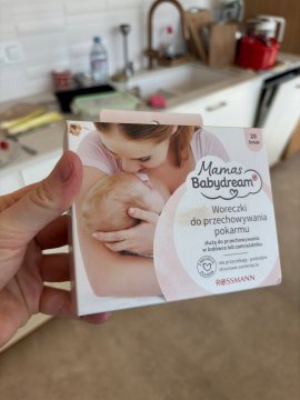 Vrečke za shranjevanje materinega mleka Mamas, 20 kosov.