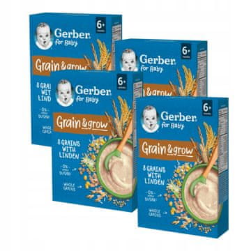 Gerber Grain&grow kaša brez sladkorja in mlečnih izdelkov 200 g
