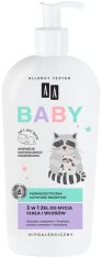 AA gel za umivanje telesa in las za dojenčke, 400 ml