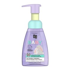 AA BABY čistilna pena v obliki oblaka, od 1. dneva življenja, hipoalergena 300 ml
