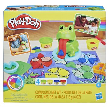 HASBRO Ustvarjalni set Play-Doh, žaba in učne barve, 3+ 1 kos.