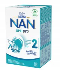Nestlé NAN Optipro 2 nadaljevalno mleko 650 g 1 kos.