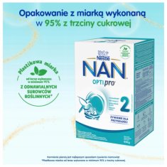Nestlé NAN Optipro 2 nadaljevalno mleko 650 g 1 kos.