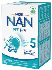 Nestlé Nan Optipro 5 Junior spremenjeno mleko 650 g 1 kos.