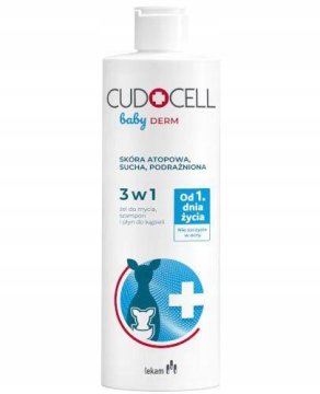 Baby Derm 3 v 1 gel za umivanje 180 ml za atopijski dermatitis