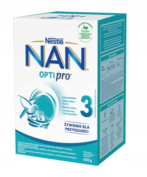 Nestlé Nan Optipro 3 mlečna formula 650 g 1 kos.
