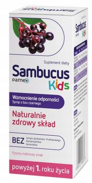 Sambucus Kids malinov sirup - 120 ml - imunost