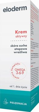 DE aktivna krema za suho, atopično in občutljivo kožo 75 ml