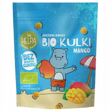 suho sadje, mango kroglice, ekološko 50 g