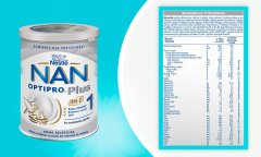Nestle NAN Optipro Plus 1 HMO, formula za dojenčke, 400 g 1 kos.