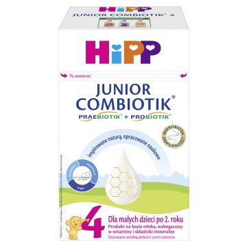 HiPP 4 Junior Combiotik nadaljevalno mleko za otroke po 2. letu starosti, 550 g 1 kos.