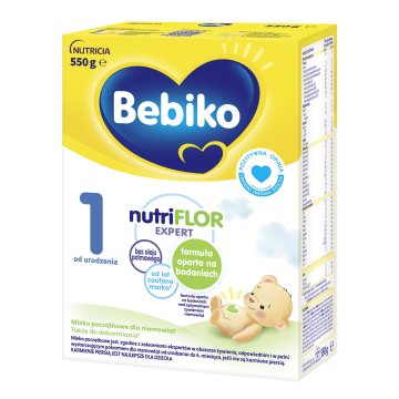 BEBIKO NUTRIflor Expert 1 mlečna formula za dojenčke 550 g 1 kos.