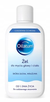 Oilatum gel za umivanje glave in telesa za suho in občutljivo kožo 400 ml