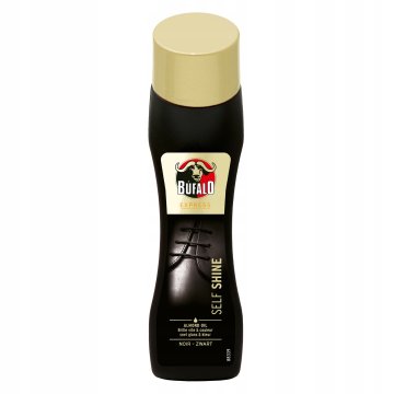 Bufalo Express tekoče čistilo za čevlje, samosijajno, črno 75 ml
