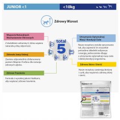 Perfect fit Junior suha hrana za mladičke s piščancem 825 g 1 kos.