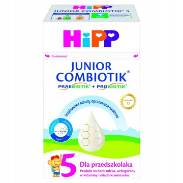 HiPP 5 Junior Combiotik mlečna formula za predšolske otroke 550 g 1 kos.