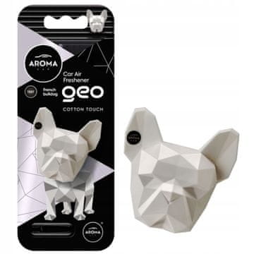Osvežilec zraka za avto Aroma Car Geo, bel Dog, Cotton Touch 1 kos.
