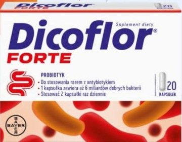 Bayer Dicoflor Forte kapsule probiotik imunost 6 milijard bakterij 20 kosov.