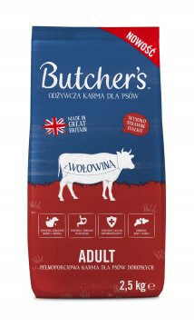 Butcher's Mesarska suha goveja hrana 2,5 kg 1 kos.