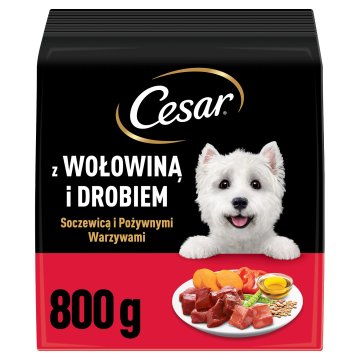 Cesar suha hrana mešanica okusov 0,8 kg 1 kos.