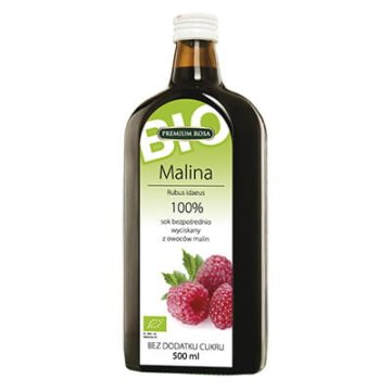 Premium sok Rosa, neposredno stisnjen iz plodov maline, 1 kos.