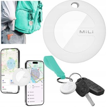 MiLi MiTag GPS sledilnik BT DUO Android iOS APPLE za ključe nahrbtnik