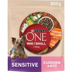 Purina suha hrana za majhne pse z lososom in rižem 800 g 1 kos.