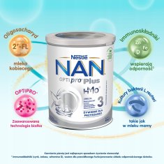 Nestlé Nan Optipro Plus 3 mlečna formula po 12 mesecih starosti 1 kos.
