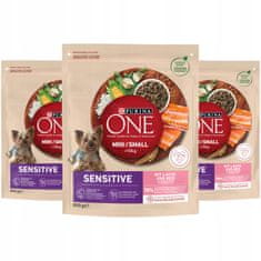 Purina suha hrana za majhne pse z lososom in rižem 800 g 1 kos.