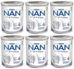 Nestlé NAN Optipro Plus 4 pločevinke mlečne formule 800 g 1 kos.