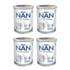 Nestlé NAN Optipro Plus 4 pločevinke mlečne formule 800 g 1 kos.
