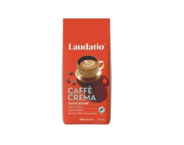 Kava v zrnu Laudatio Caffe Crema, pražena, 100% Arabica 1000 g 1 kos.