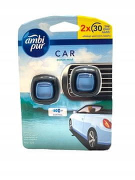 Osvežilec zraka za avto Ambi Pur Car, Ocean Mist 2 x 2 ml