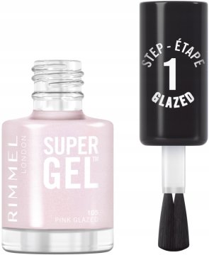 Rimmel Super gel lak za nohte, št. 105 Pink Glazed 12 ml